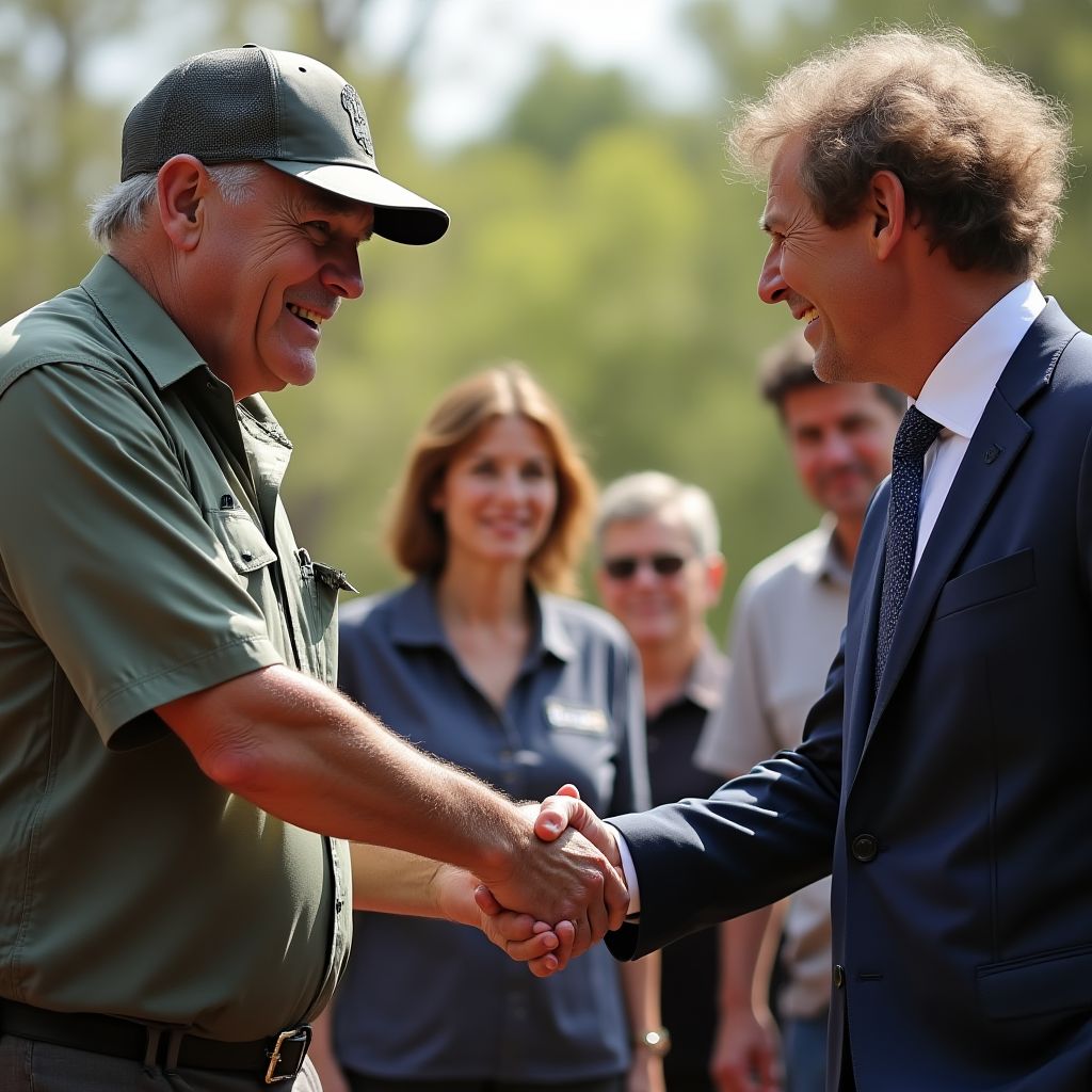 Founders of AusZoo Guide at Australia Zoo